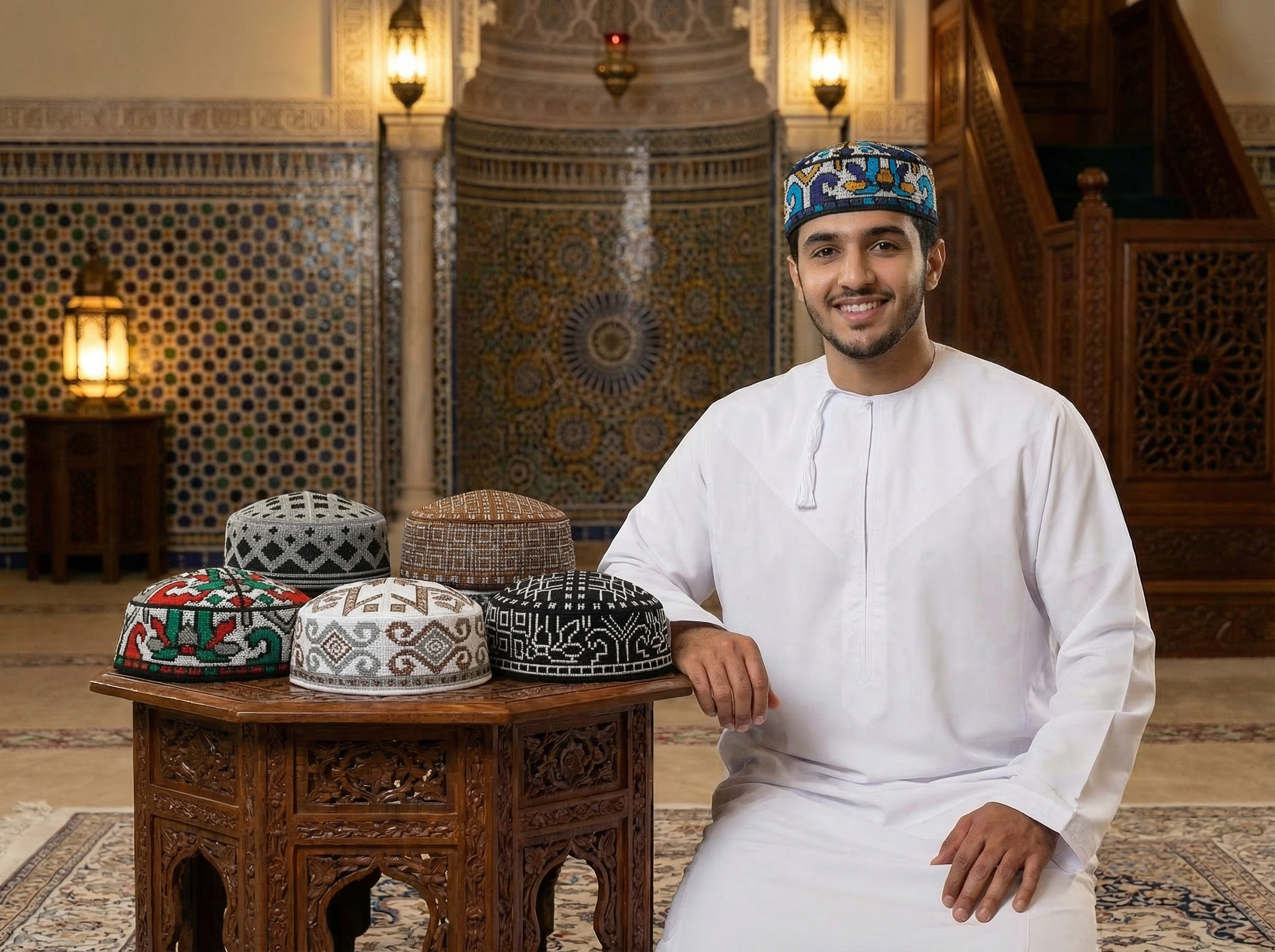 Peci Haji Al Mughits Motif Dws