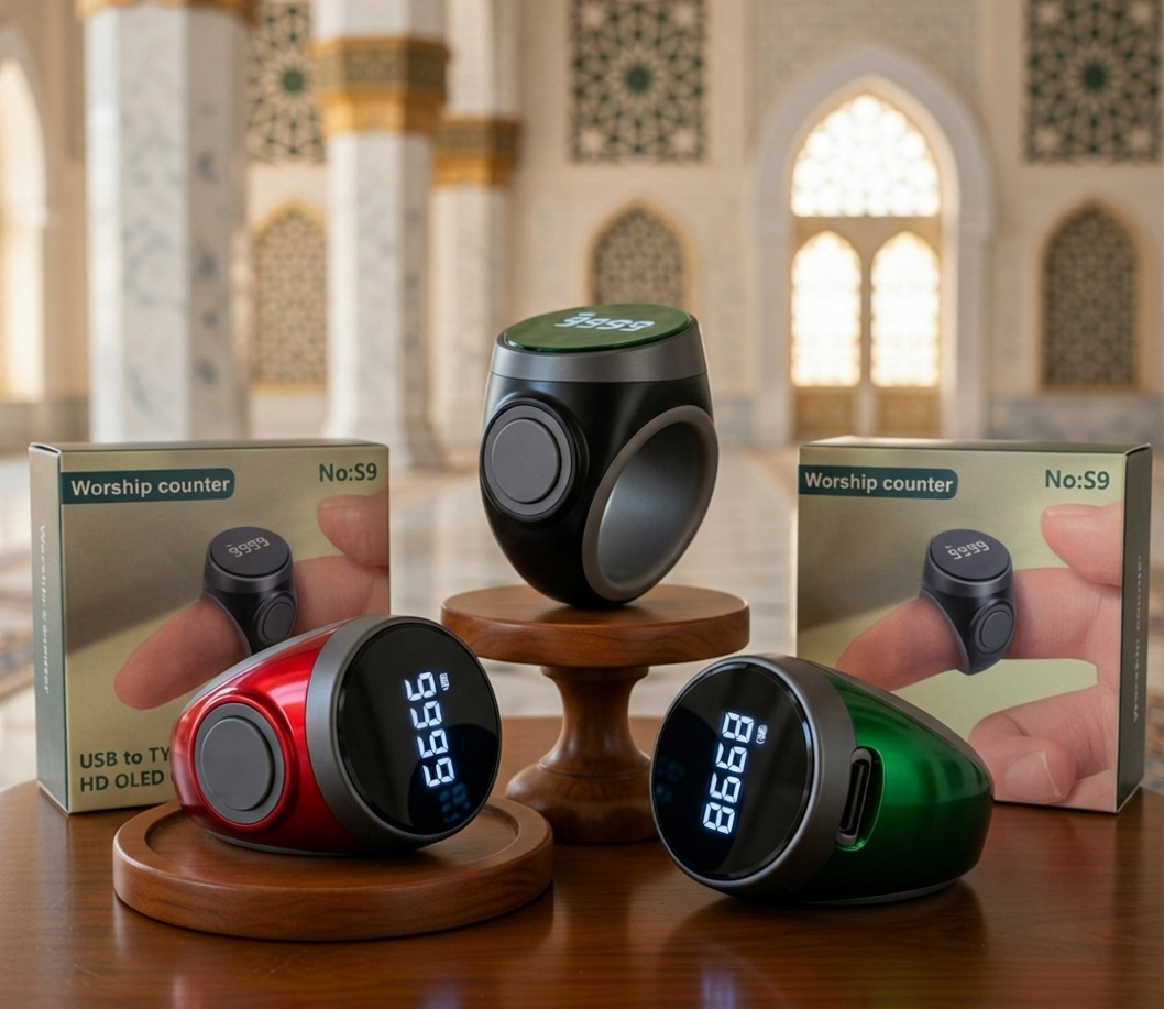 Tasbih Digital Ring Zikir Cincin Pintar Counter Digital S9