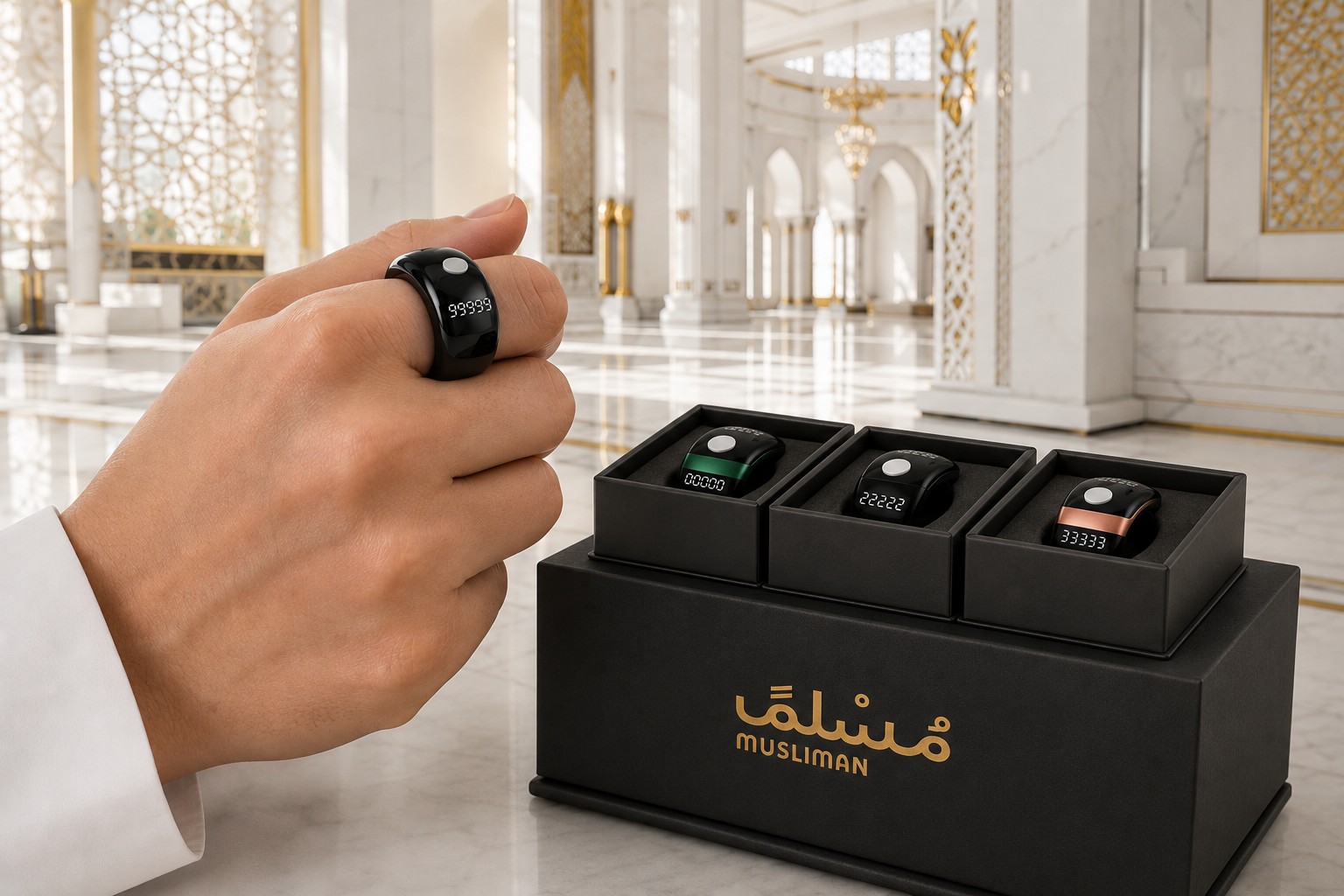 Tasbih Digital Ring Zikir Cincin Pintar Counter Digital S07
