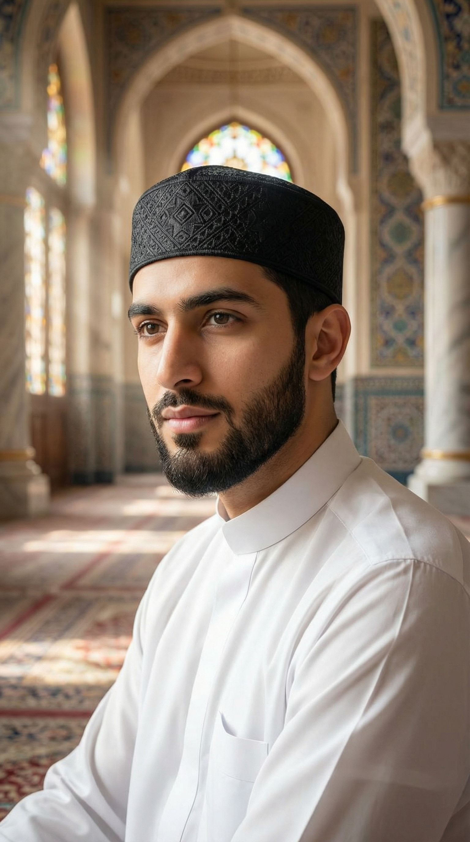 Peci Haji Al Mughits Hitam Dws