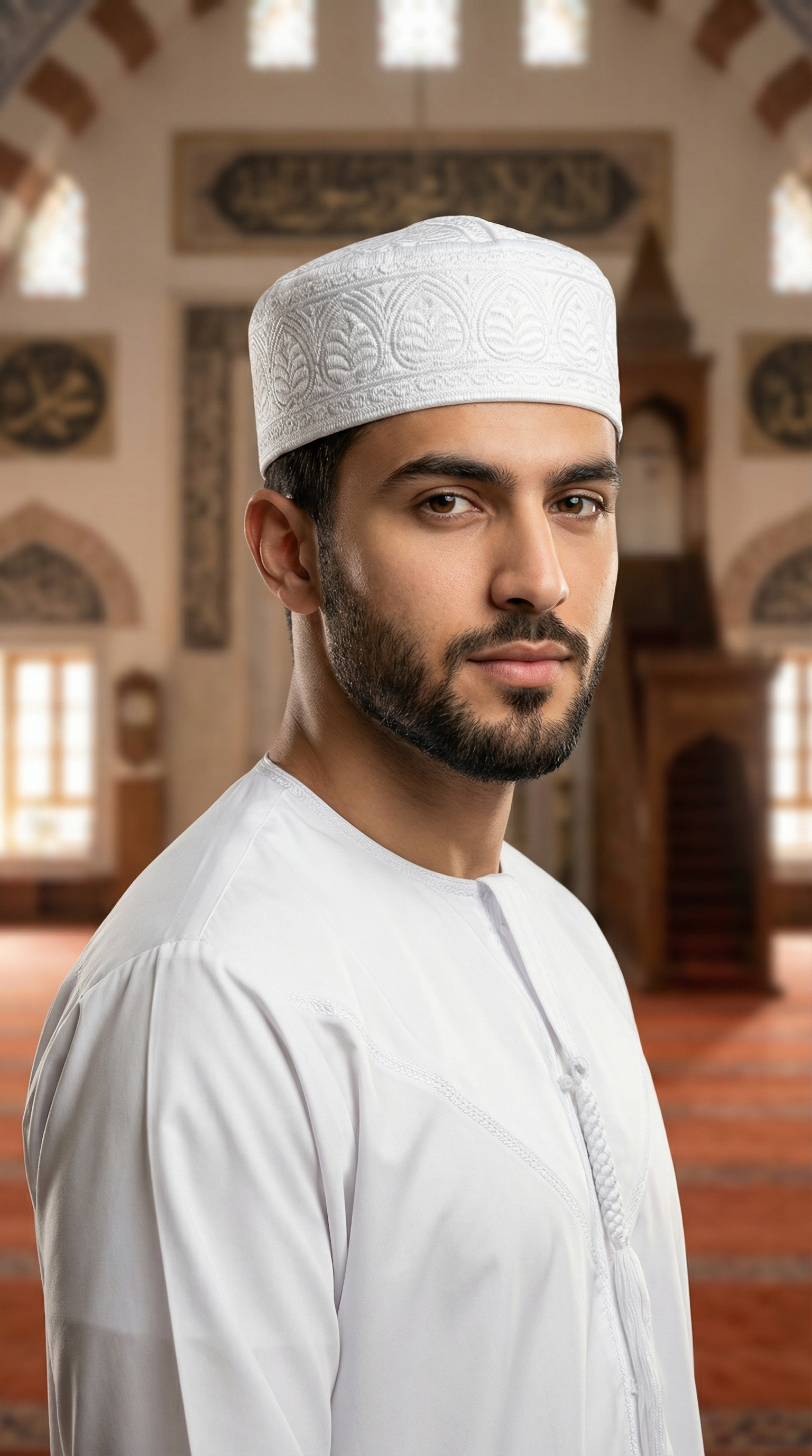 Peci Haji Al Mughits Putih Dws