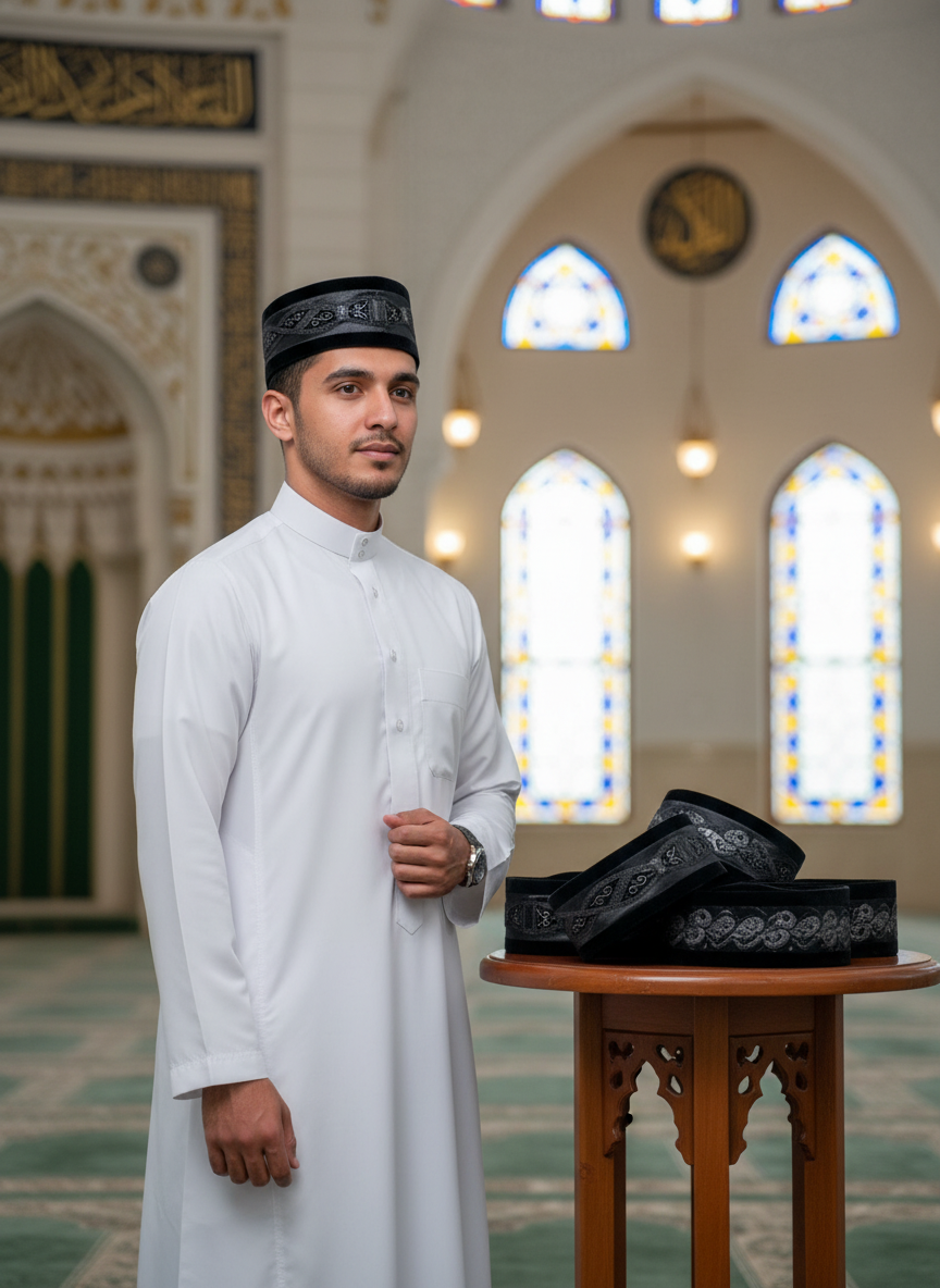 Songkok Awang Classic Hitam