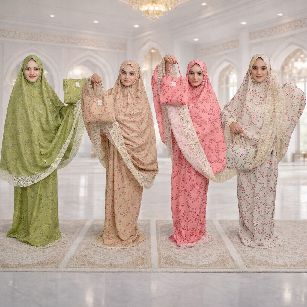 Mukena Mikro Renda Besar