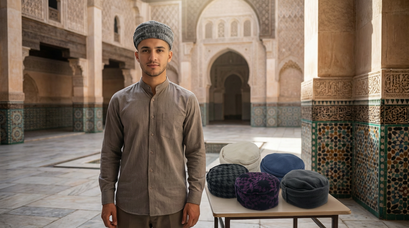 Peci Haji Afghan Lokal