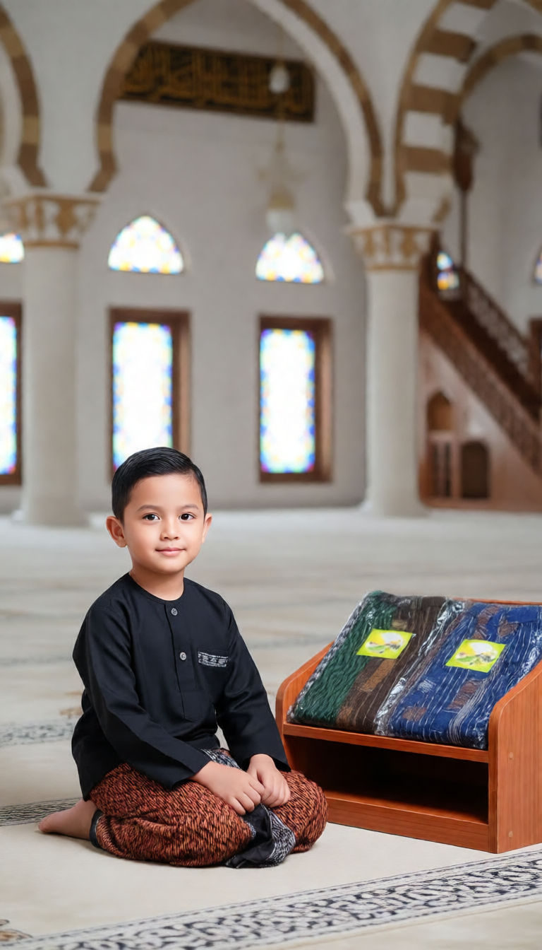 Sarung Celana Datuk Cilik Dobby