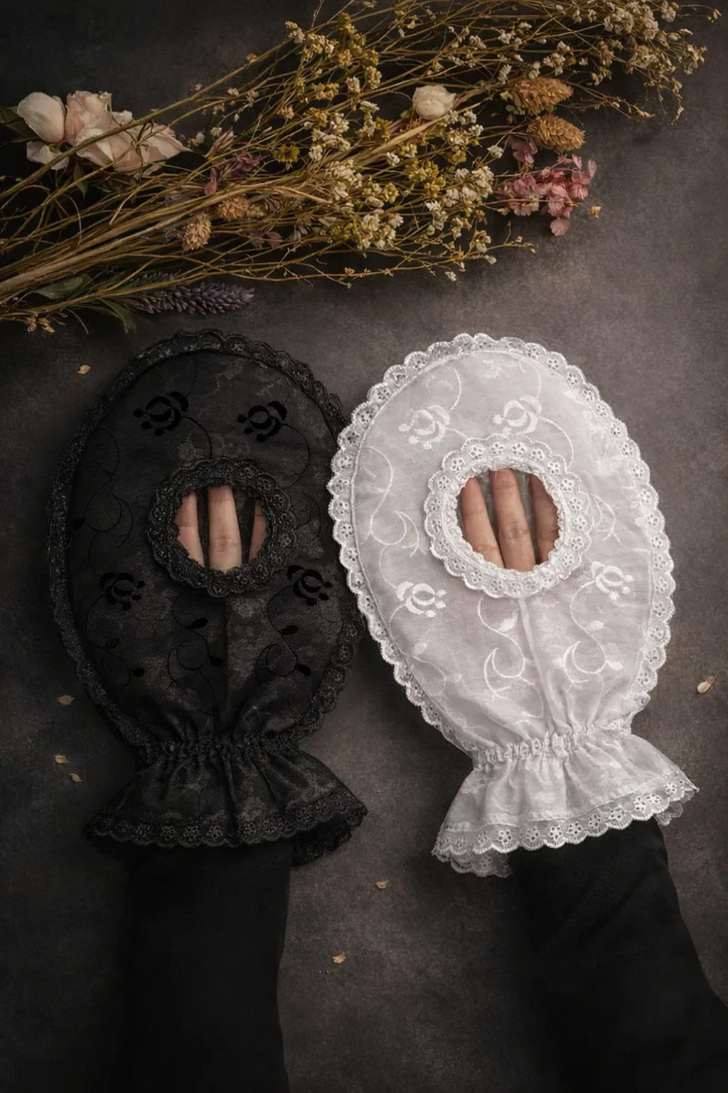 Sarung Tangan Haji Bolong Tengah