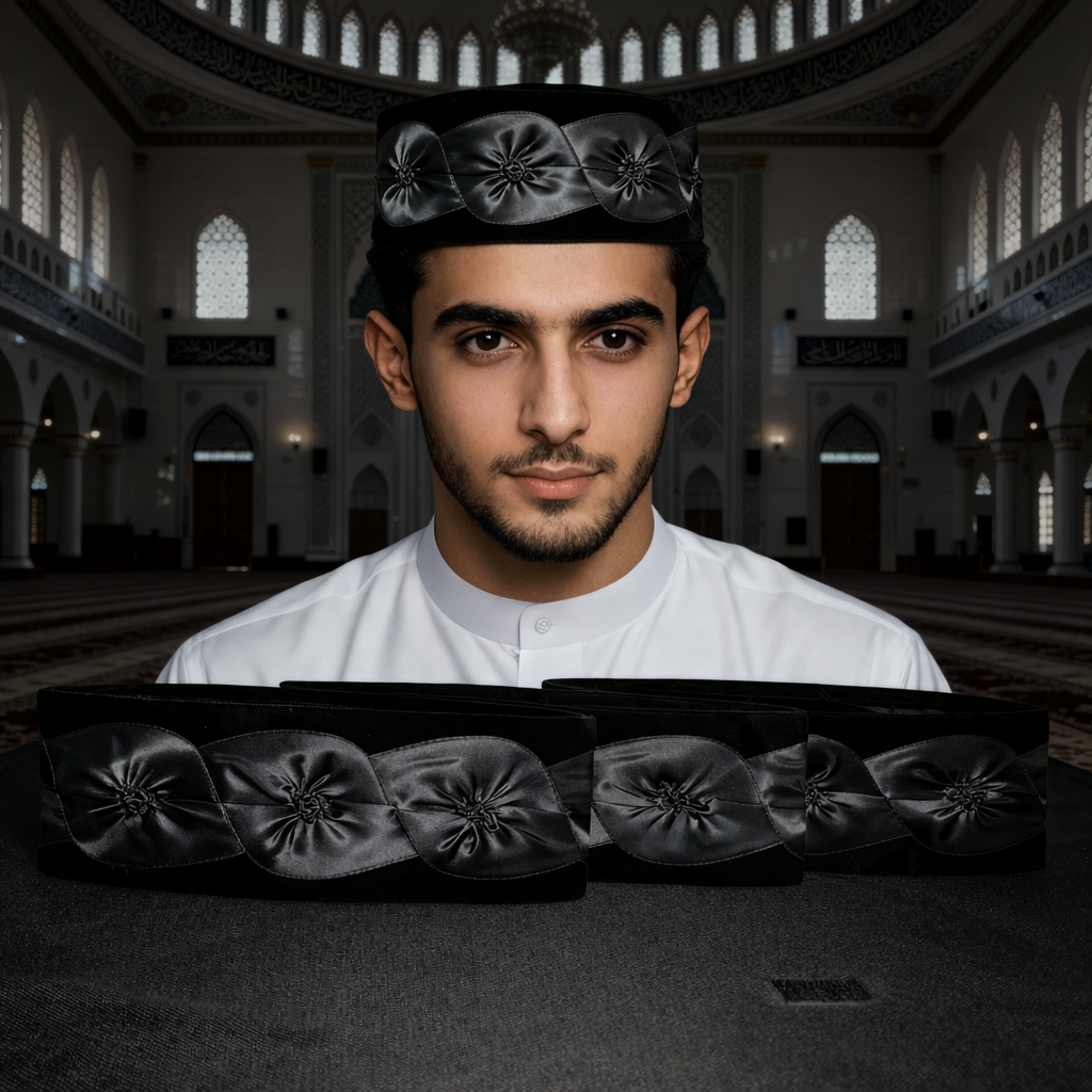 Songkok Awang Diplomat Hitam